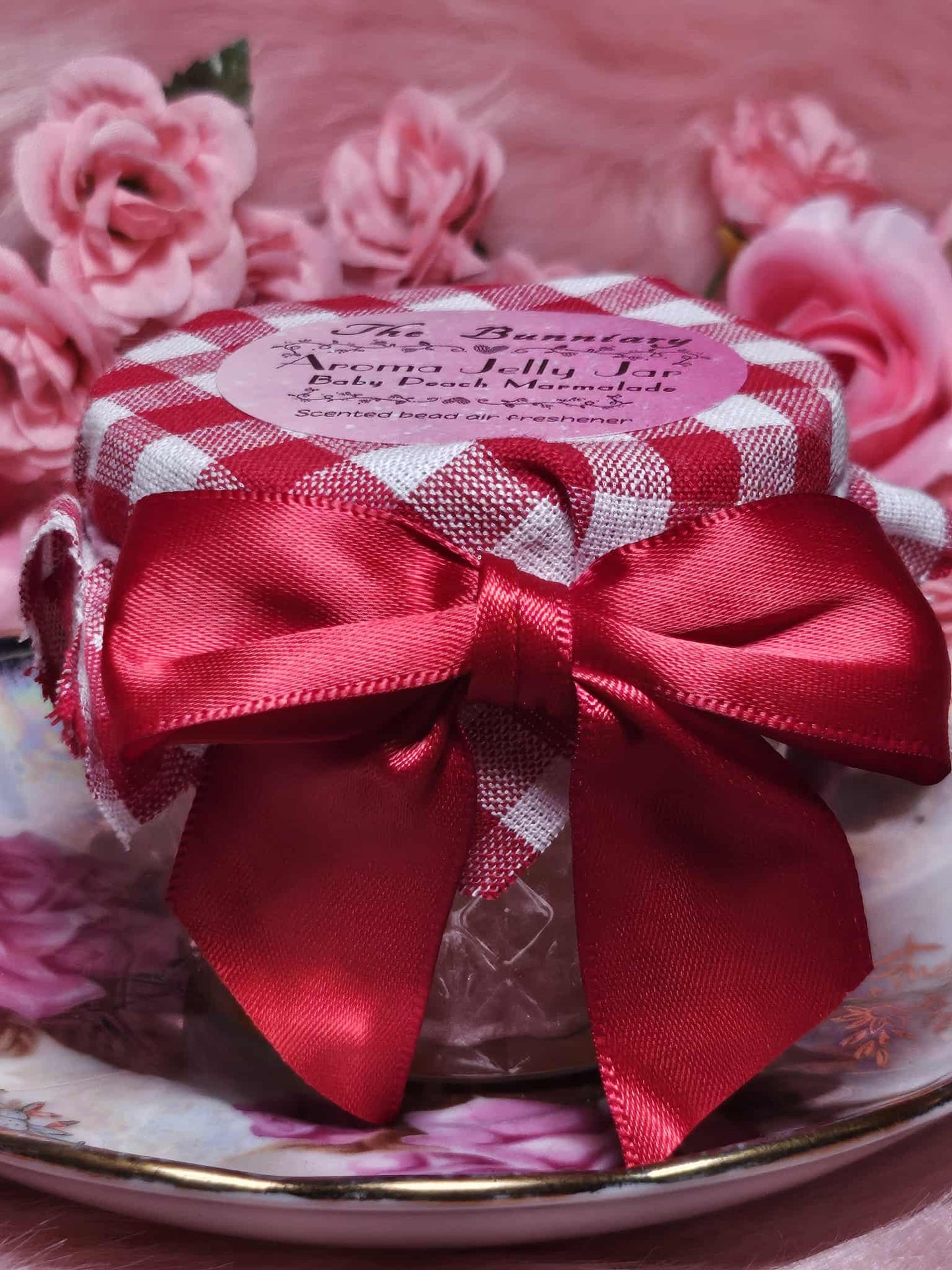 "Baby Peach Marmalade" Aroma Jelly Jar